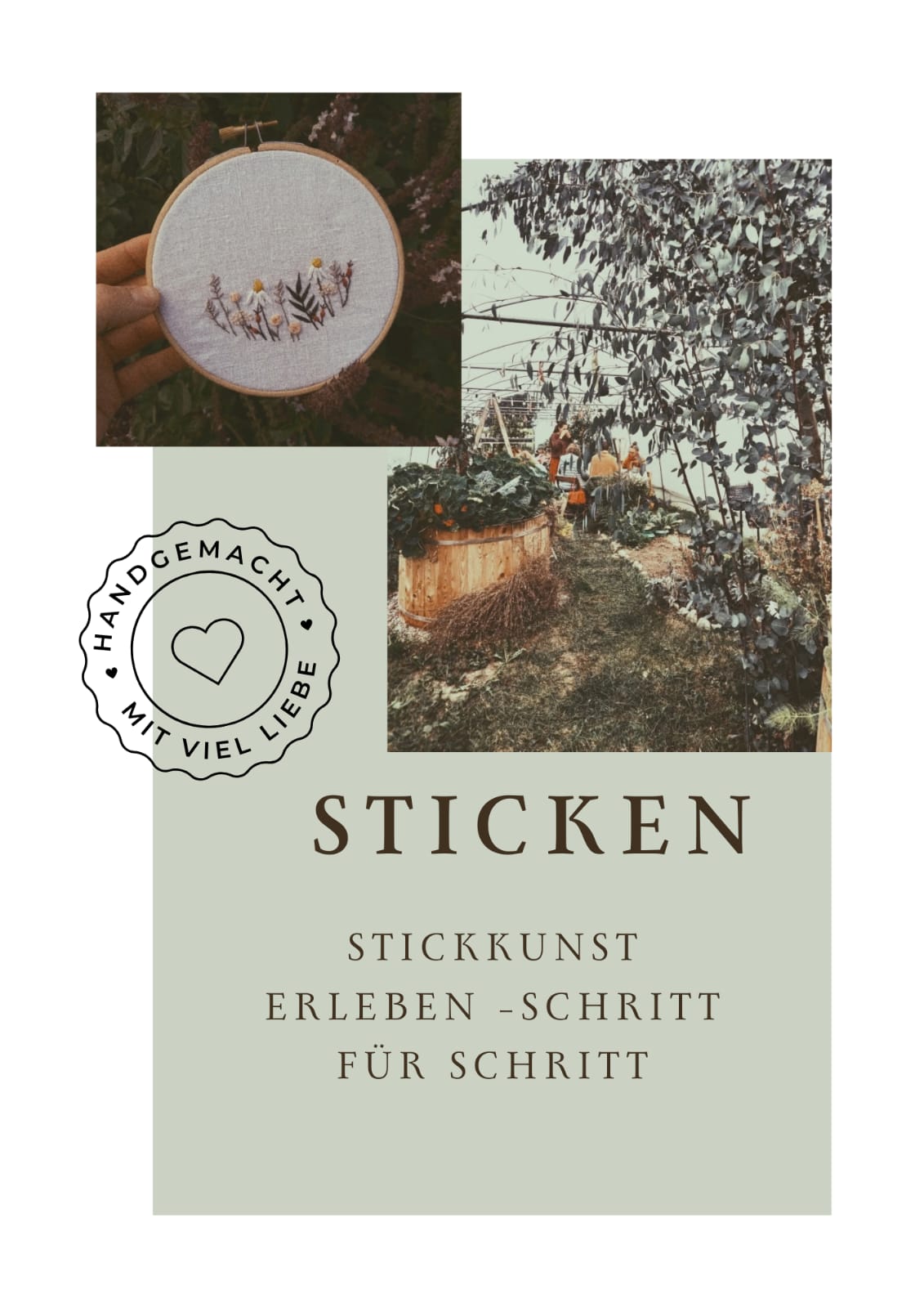 Stickkunst erläbe – Schritt für Schritt